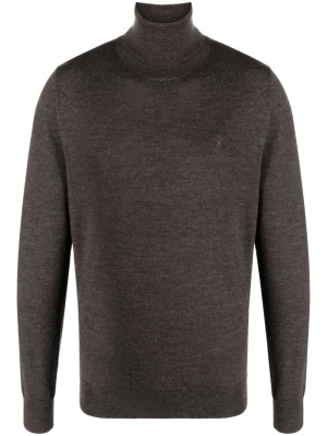 

Logo-embroidered wool sweatshirt, Polo Ralph Lauren Logo-embroidered wool sweatshirt