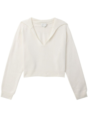 

U-neck wool-cashmere jumper, Loulou Studio U-neck wool-cashmere jumper