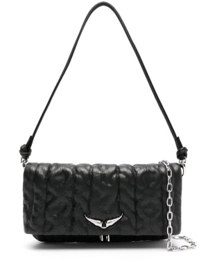 

Rock Eternal Knit Shadow leather clutch, Zadig&Voltaire Rock Eternal Knit Shadow leather clutch