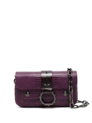 

Kate Wallet lizard-embossed mini bag, Zadig&Voltaire Kate Wallet lizard-embossed mini bag