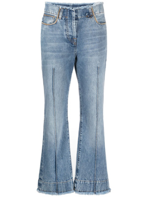 

Le de Nimes Linon cropped jeans, Jacquemus Le de Nimes Linon cropped jeans