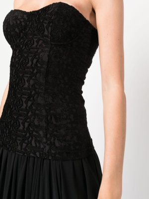 

Dolina brocade-effect corset-style top, ISABEL MARANT Dolina brocade-effect corset-style top
