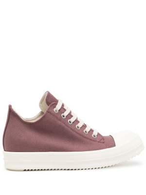 

Contrasting-toecap canvas sneakers, Rick Owens DRKSHDW Contrasting-toecap canvas sneakers