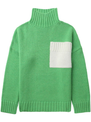 

Patch-pocket high-neck jumper, JW Anderson Patch-pocket high-neck jumper