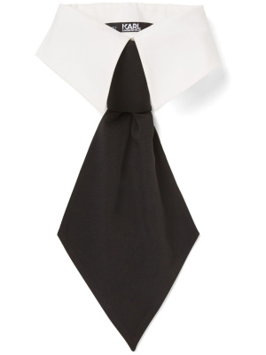 

Cotton collar tie, Karl Lagerfeld Cotton collar tie