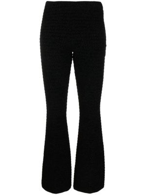 

High-waisted flared tweed trousers, SANDRO High-waisted flared tweed trousers