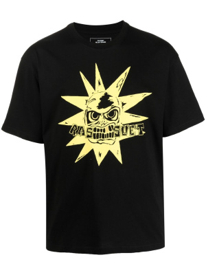 

Skull-print cotton T-shirt, PACCBET Skull-print cotton T-shirt