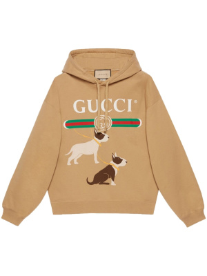

GG-logo print cotton sweatshirt, Gucci GG-logo print cotton sweatshirt