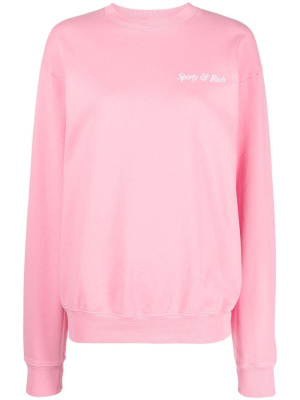 

HWCNY-print cotton sweatshirt, Sporty & Rich HWCNY-print cotton sweatshirt