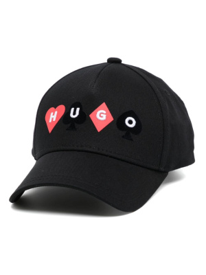 

Logo-embroidered cotton baseball cap, HUGO Logo-embroidered cotton baseball cap