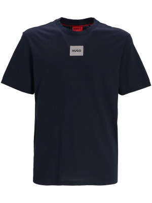 

Logo-patch crew-neck T-shirt, HUGO Logo-patch crew-neck T-shirt