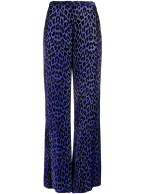 

Leopard-print velvet trousers, Forte Forte Leopard-print velvet trousers