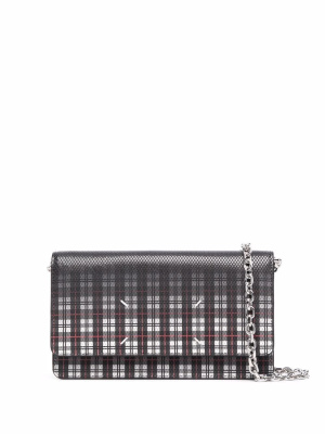 

Check print wallet, Maison Margiela Check print wallet
