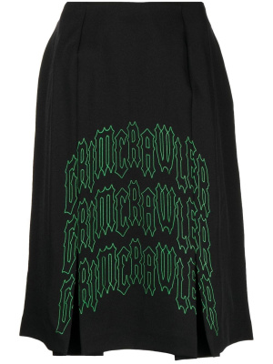 

Pleated mid-length skirt, Raf Simons Pleated mid-length skirt