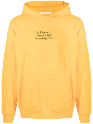 

Embroidered slogan pullover hoodie, Liberaiders Embroidered slogan pullover hoodie