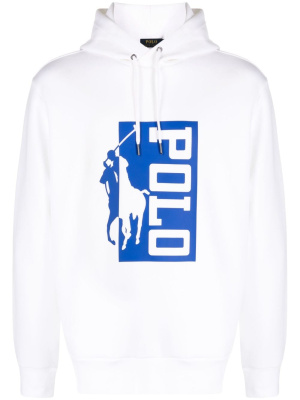 

Logo-print long-sleeve hoodie, Polo Ralph Lauren Logo-print long-sleeve hoodie