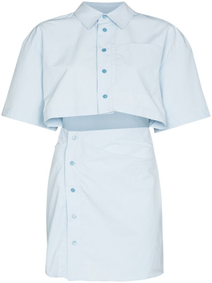 

Cut-out detail short-sleeve dress, Jacquemus Cut-out detail short-sleeve dress