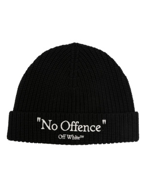 

No Offence embroidered beanie, Off-White No Offence embroidered beanie
