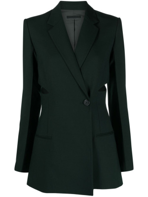 

Cut-out single-breast blazer, Helmut Lang Cut-out single-breast blazer