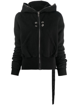 

Eyelet-detail zip-up hoodie, Rick Owens DRKSHDW Eyelet-detail zip-up hoodie
