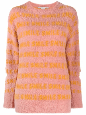 

Fluffy Words long-sleeved jumper, Stella McCartney Fluffy Words long-sleeved jumper
