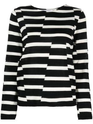 

Geometric-pattern wool jumper, Comme Des Garçons Comme Des Garçons Geometric-pattern wool jumper