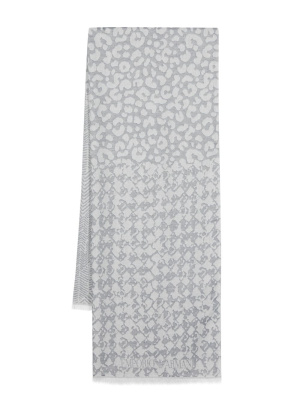 

Three-pattern jacquard scarf, Emporio Armani Three-pattern jacquard scarf