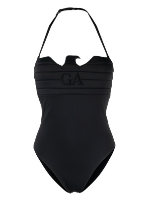 

Logo-neckline one-piece, Emporio Armani Logo-neckline one-piece