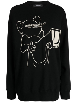 

Graphic-print cotton sweatshirt, Undercover Graphic-print cotton sweatshirt