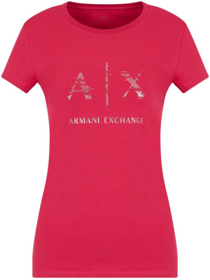 

Logo-print stretch-cotton T-shirt, Armani Exchange Logo-print stretch-cotton T-shirt