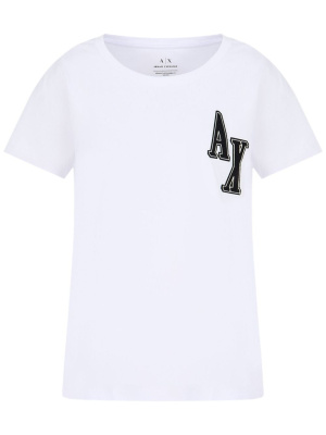 

Logo-patch cotton T-shirt, Armani Exchange Logo-patch cotton T-shirt