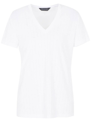

V-neck striped T-shirt, Armani Exchange V-neck striped T-shirt
