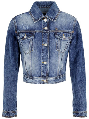 

Cropped denim jacket, Armani Exchange Cropped denim jacket