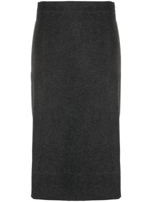 

Virgin-wool asymmetric midi skirt, Jil Sander Virgin-wool asymmetric midi skirt