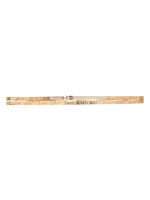 

Logo-lettering thin belt, Moschino Logo-lettering thin belt