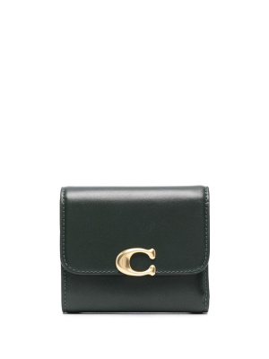 

Tri-fold grained-leather wallet, Coach Tri-fold grained-leather wallet