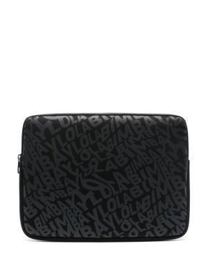 

Logo-print laptop sleeve, Bimba y Lola Logo-print laptop sleeve