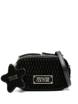 

Logo-plaque quilted crossbody bag, Versace Jeans Couture Logo-plaque quilted crossbody bag