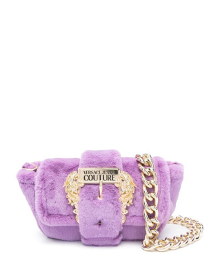 

Couture 1 faux-fur shoulder bag, Versace Jeans Couture Couture 1 faux-fur shoulder bag
