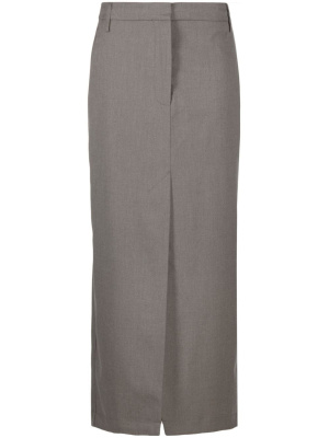 

Front-split maxi skirt, REMAIN Front-split maxi skirt