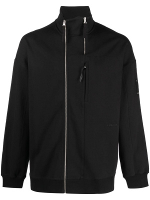 

Logo-embroidered double-zip sweatshirt, A-COLD-WALL* Logo-embroidered double-zip sweatshirt