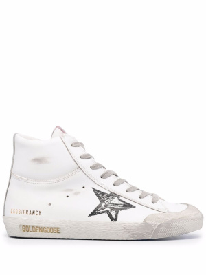 

Star-patch lace-up sneakers, Golden Goose Star-patch lace-up sneakers