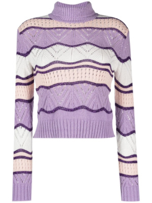 

Striped roll-neck jumper, LIU JO Striped roll-neck jumper