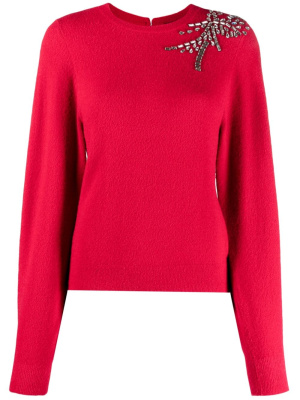 

Cristal-embellished knitted jumper, LIU JO Cristal-embellished knitted jumper