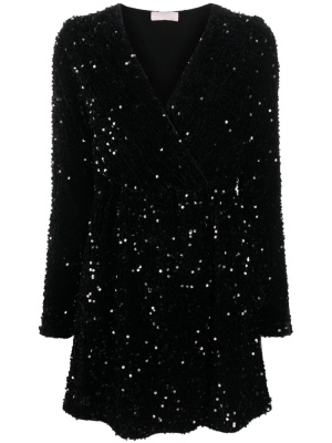 

Sequinned wrap minidress, LIU JO Sequinned wrap minidress