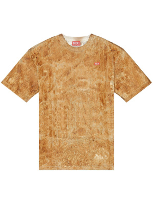 

T-Massi cracked-effect T-shirt, Diesel T-Massi cracked-effect T-shirt