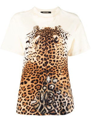 

Leopard-print T-shirt, Roberto Cavalli Leopard-print T-shirt