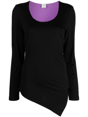 

Asymmetric long-sleeved T-shirt, Paul Smith Asymmetric long-sleeved T-shirt