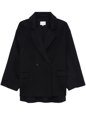 

Double-breasted wool blend jacket, Loulou Studio Double-breasted wool blend jacket