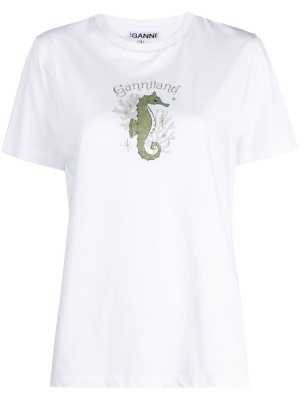 

Ganniland short-sleeve T-shirt, GANNI Ganniland short-sleeve T-shirt